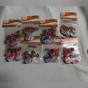 Vibrant Floral day of the dead Halloween Stickers